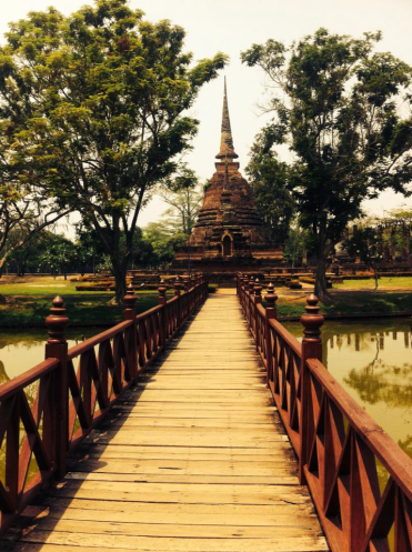 The ancient ruins - Sukhothai